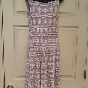 Max Studio Lace Blush Sleeveless Dress